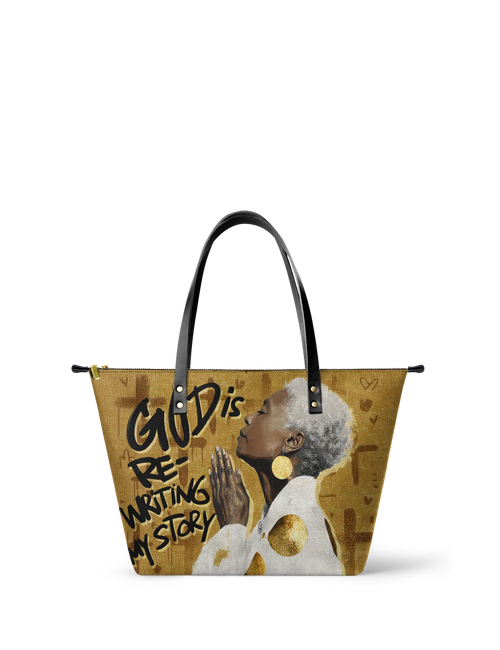 Afroyla "Amahle" Leather Tote Bag