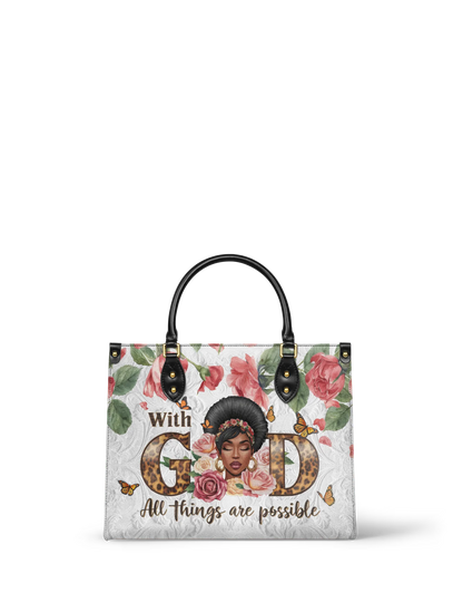 Afroyla "Zanira" Leather Handbag