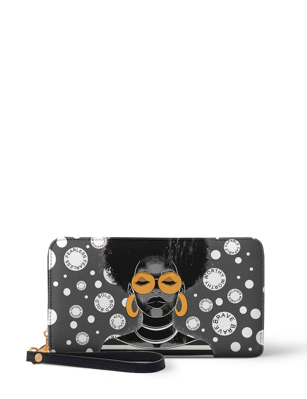 Afroyla "Fahari" Monochrome Wallet