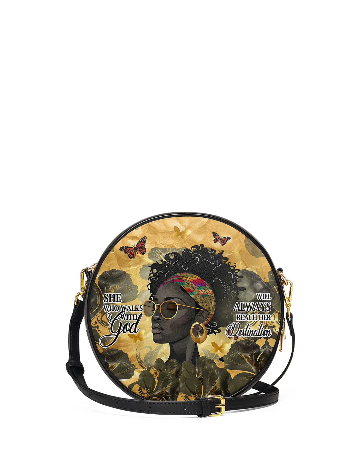 Afroyla "Njia" Circle Crossbody Bag