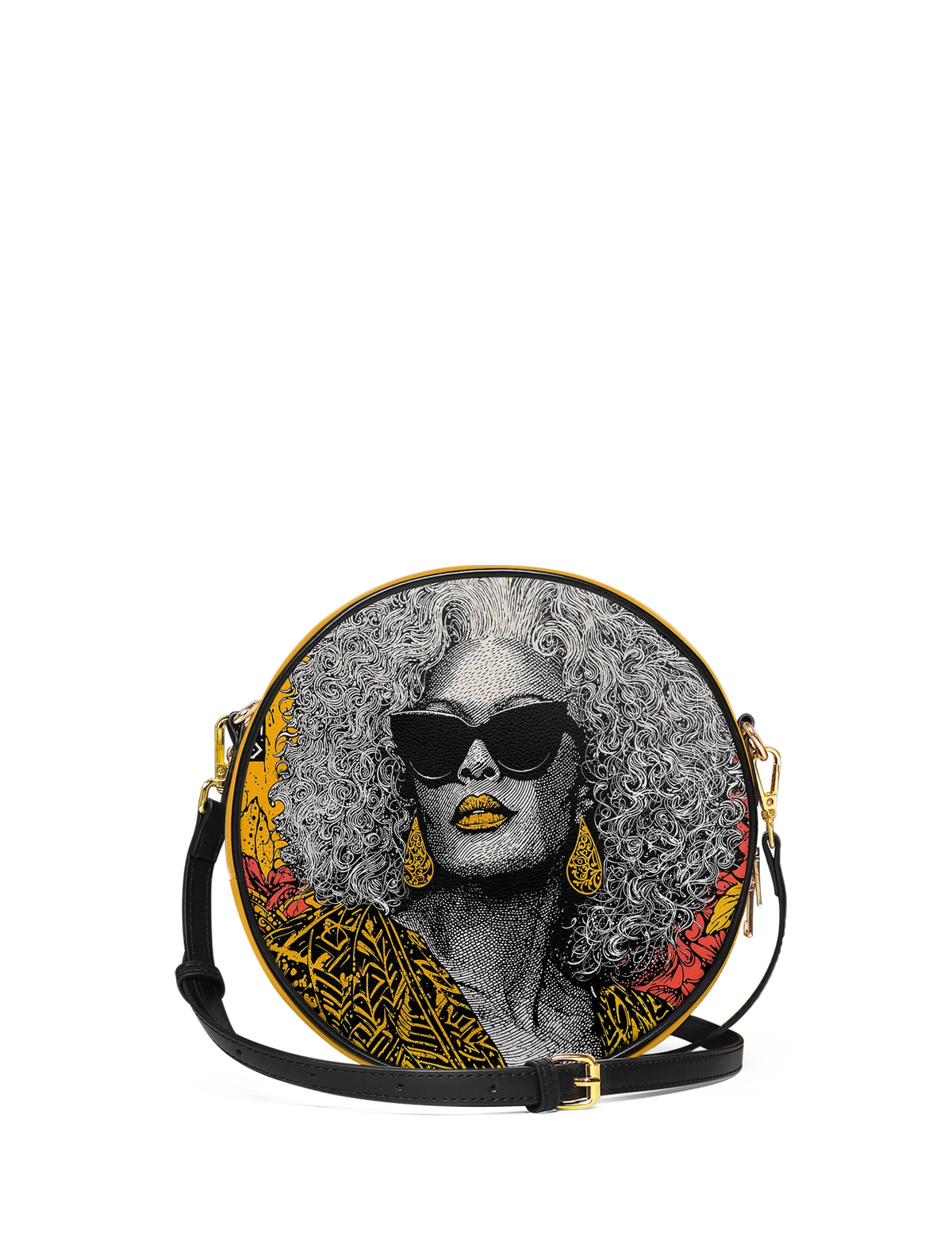 Afroyla "Nandeka" Circle Crossbody Bag