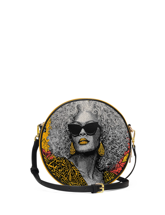 Afroyla "Nandeka" Circle Crossbody Bag