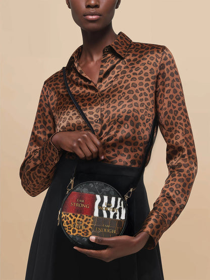 Afroyla "Kadia" Circle Crossbody Bag