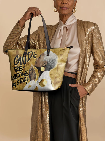Afroyla "Amahle" Leather Tote Bag