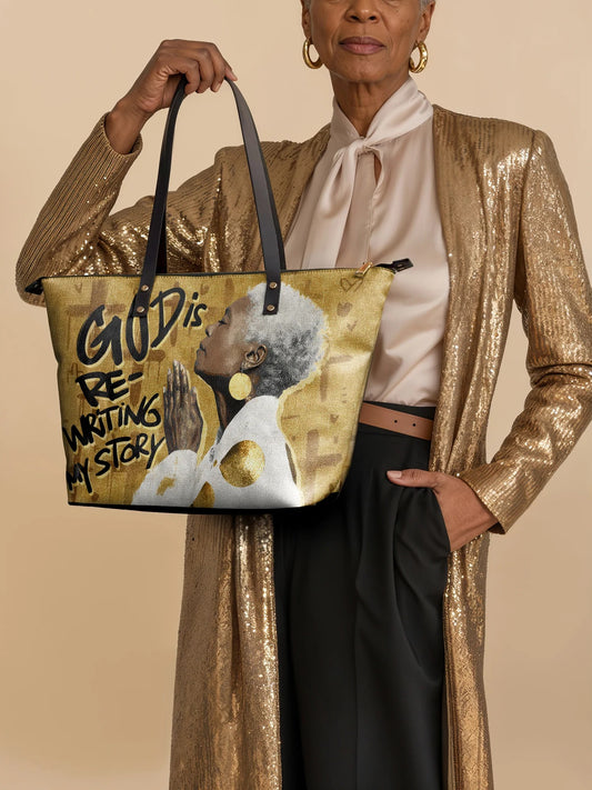 Afroyla "Amahle" Leather Tote Bag