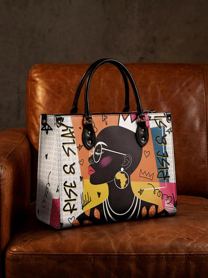 Afroyla "Baridi" Leather Handbag