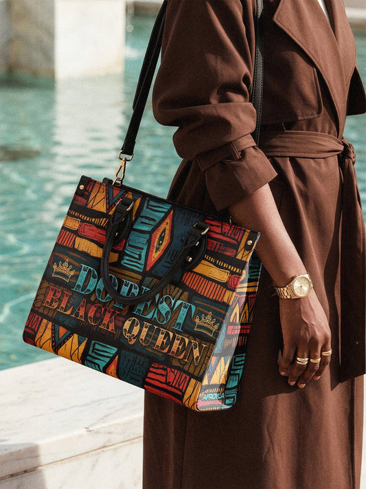 Afroyla "Dopeya" Leather Handbag