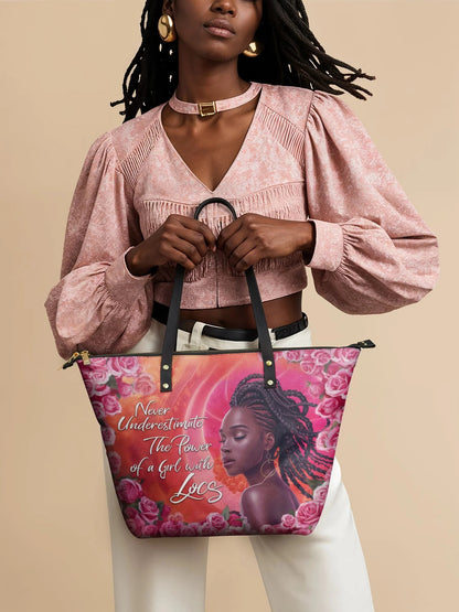 Afroyla "Loclani" Leather Tote Bag