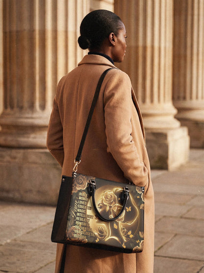 Afroyla "Lumina" Leather Handbag
