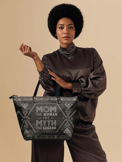 Afroyla "Mamalore" Leather Tote Bag