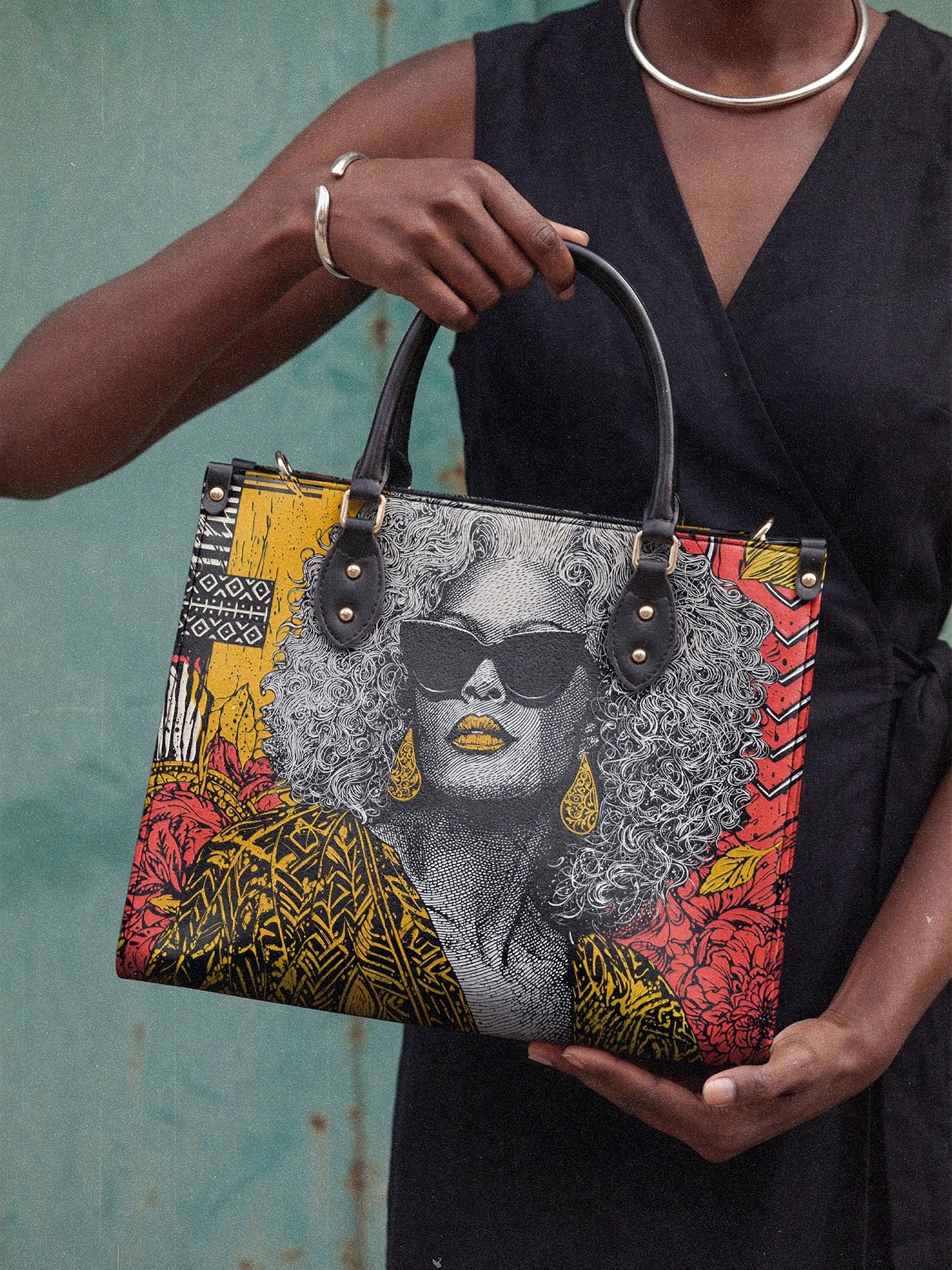 Afroyla "Nandeka" Leather Handbag