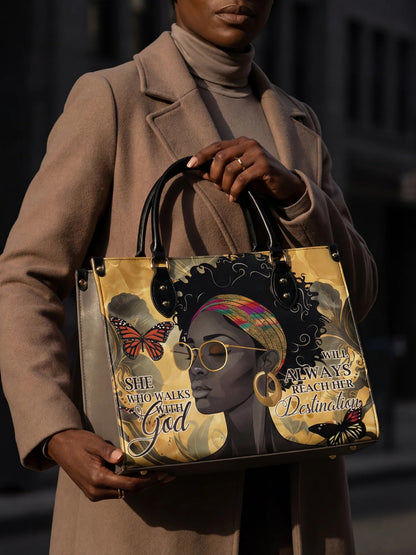 Afroyla "Njia" Leather Handbag