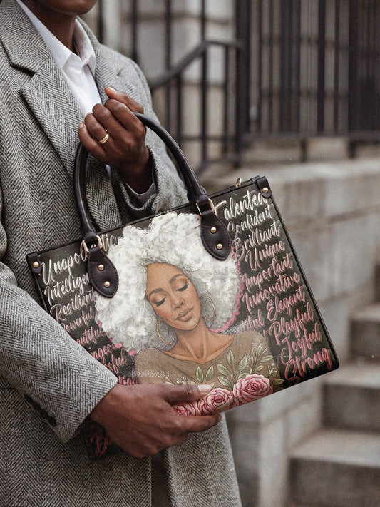 Afroyla "Zalina" Leather Handbag