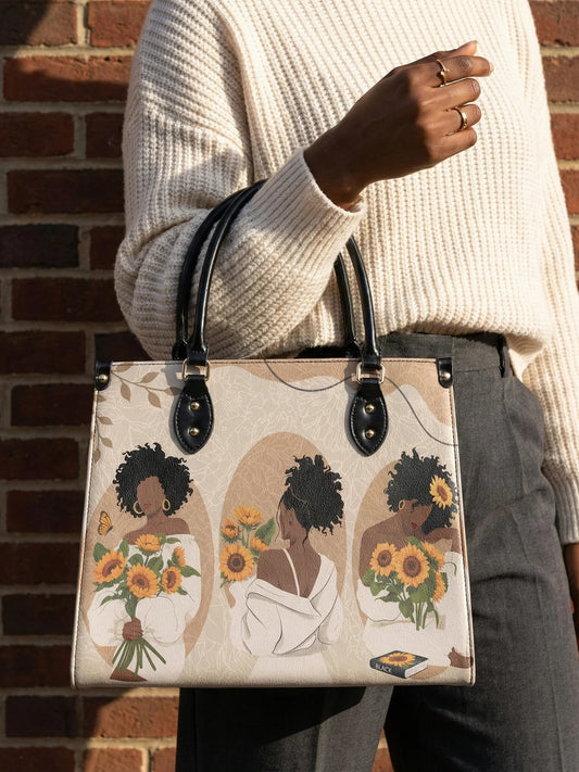 Afroyla "Solina" Leather Handbag