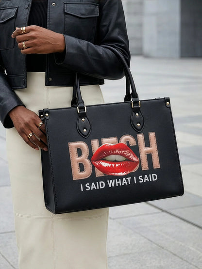 Afroyla "Teyana" Leather Handbag