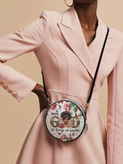 Afroyla "Zanira" Circle Crossbody Bag