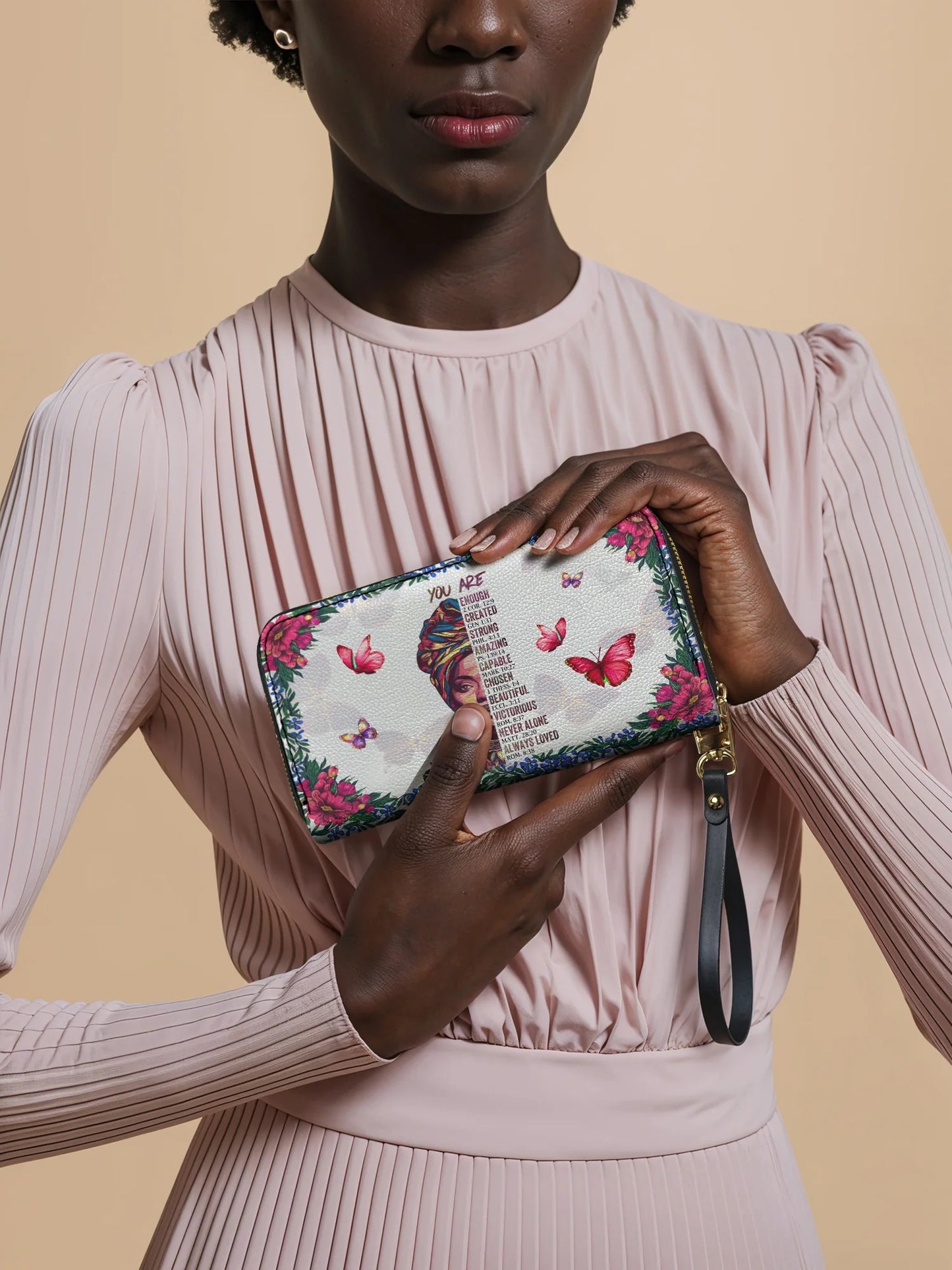 Afroyla "Imani" Dove White Wallet