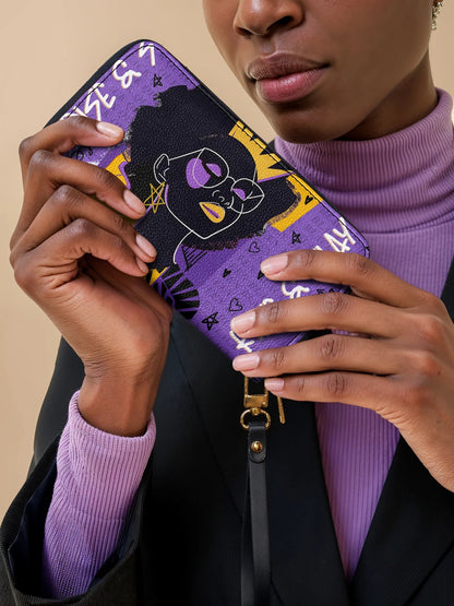 Afroyla "Aina" Grape Soda Wallet