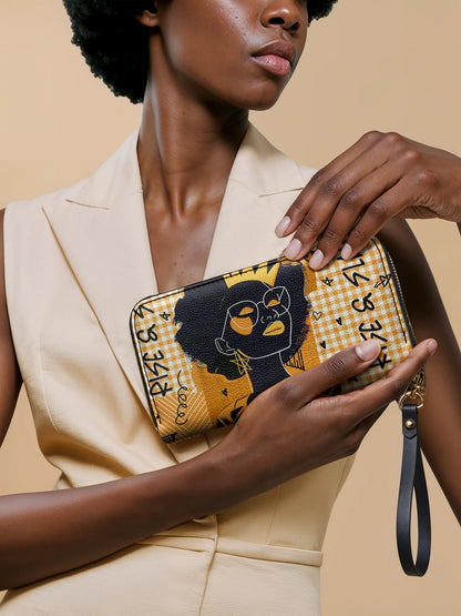 Afroyla "Aina" Honeycomb Wallet