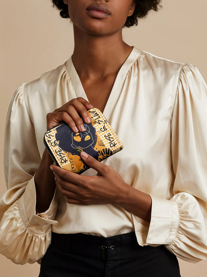 Afroyla "Aina" Honeycomb Mini Wallet