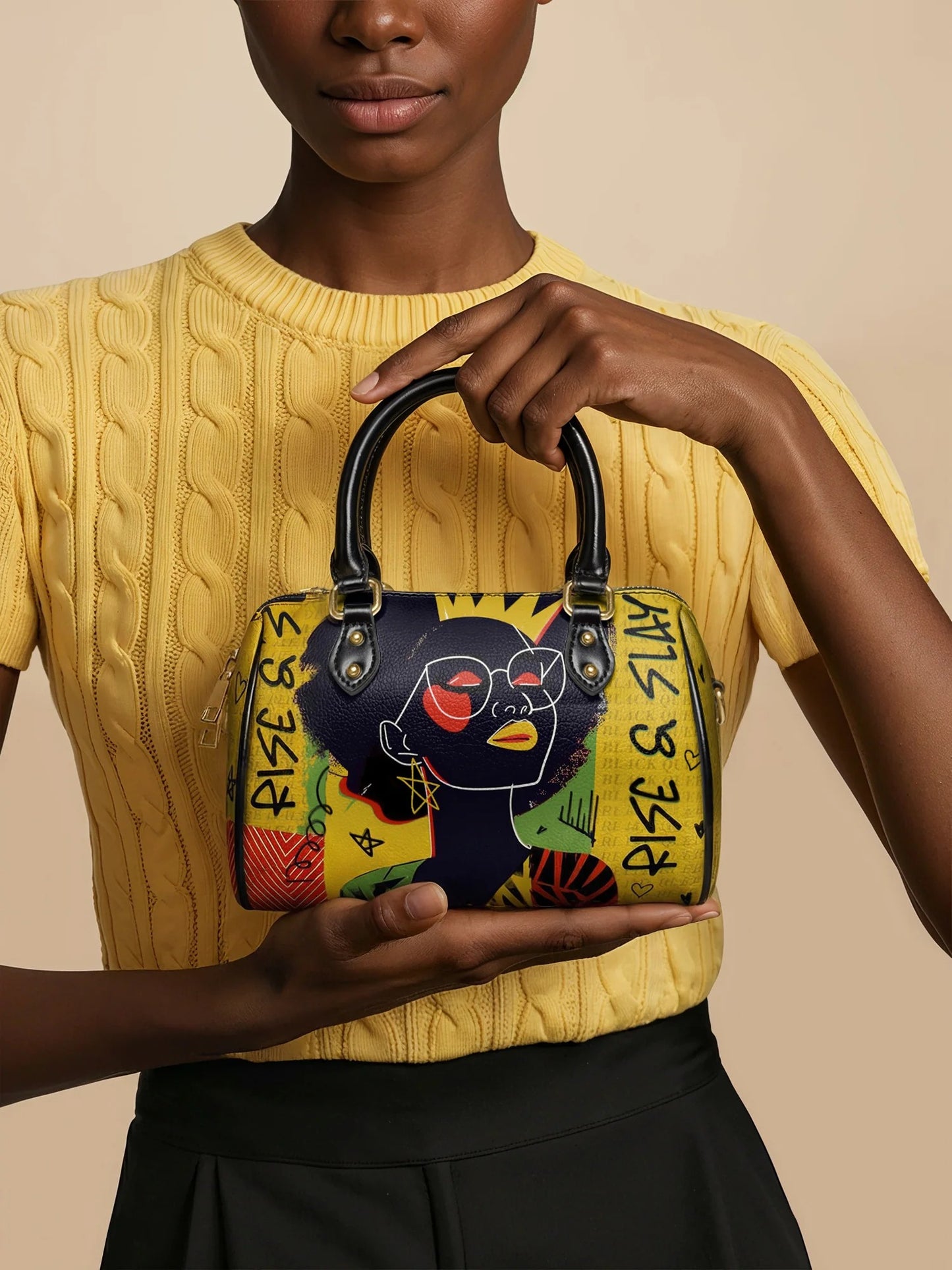 Afroyla "Aina" Lemon Zest Mini Satchel