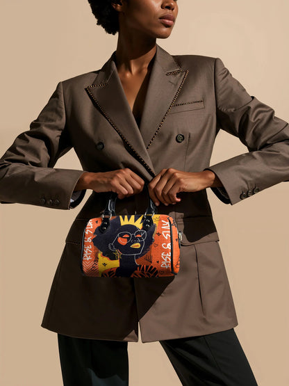 Afroyla "Aina" Orange Sorbet Mini Satchel