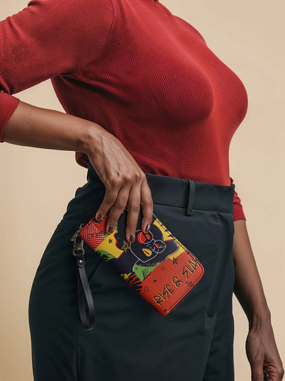 Afroyla "Aina" Flame Red Wallet