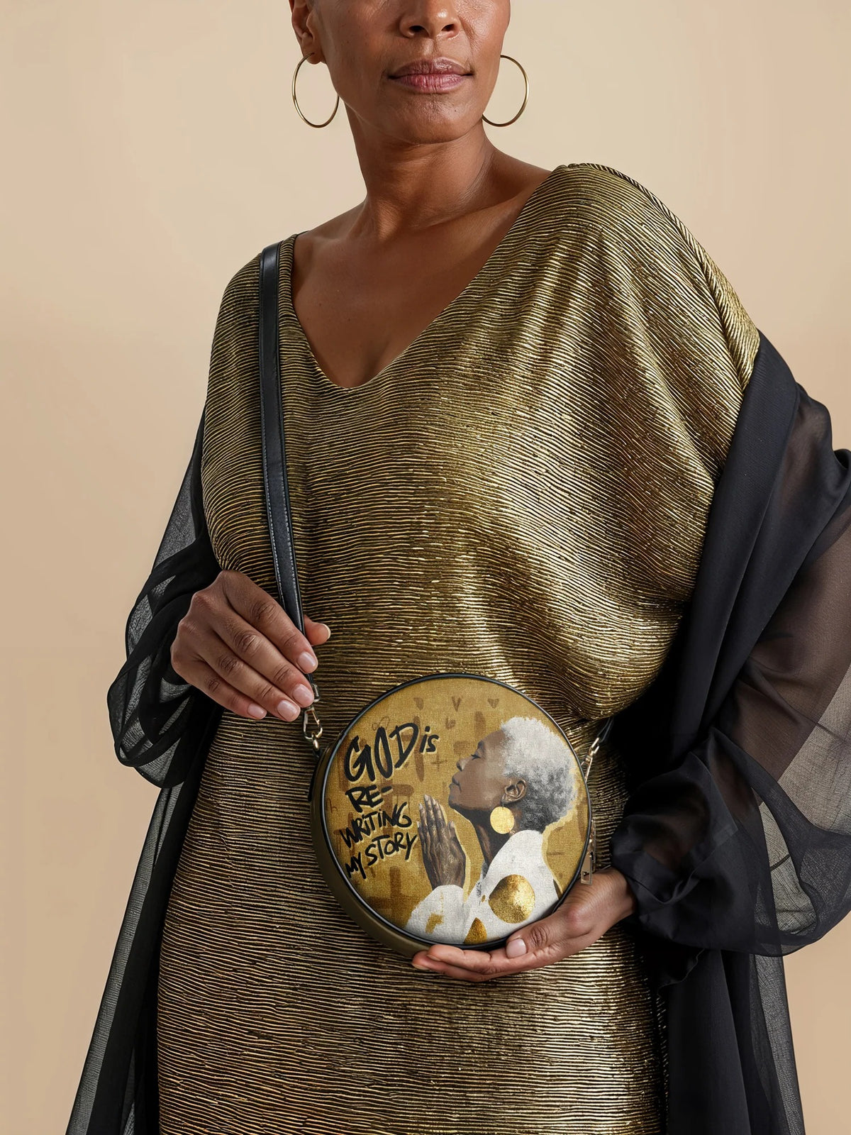 Afroyla "Amahle" Circle Crossbody Bag