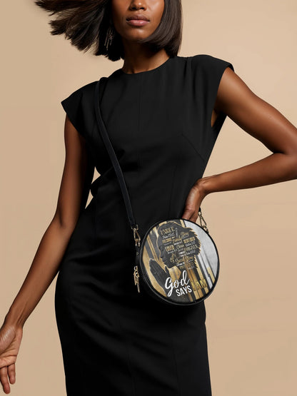 Afroyla "Amara" Circle Crossbody Bag