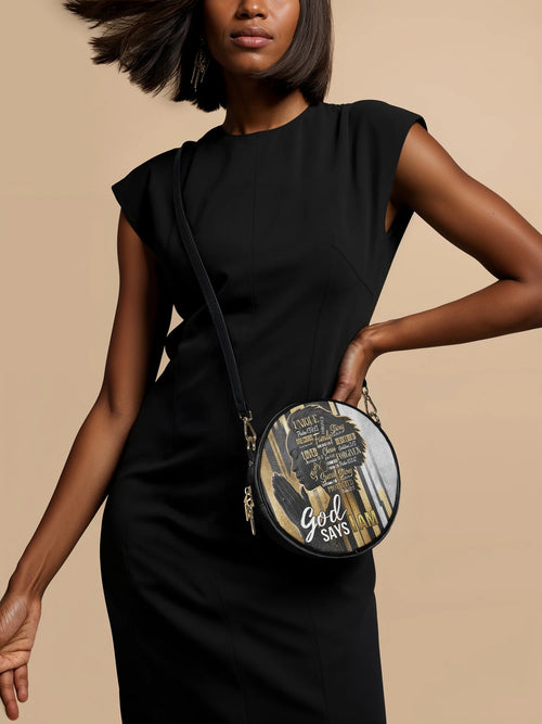 Afroyla "Amara" Circle Crossbody Bag