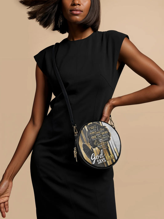 Afroyla "Amara" Circle Crossbody Bag