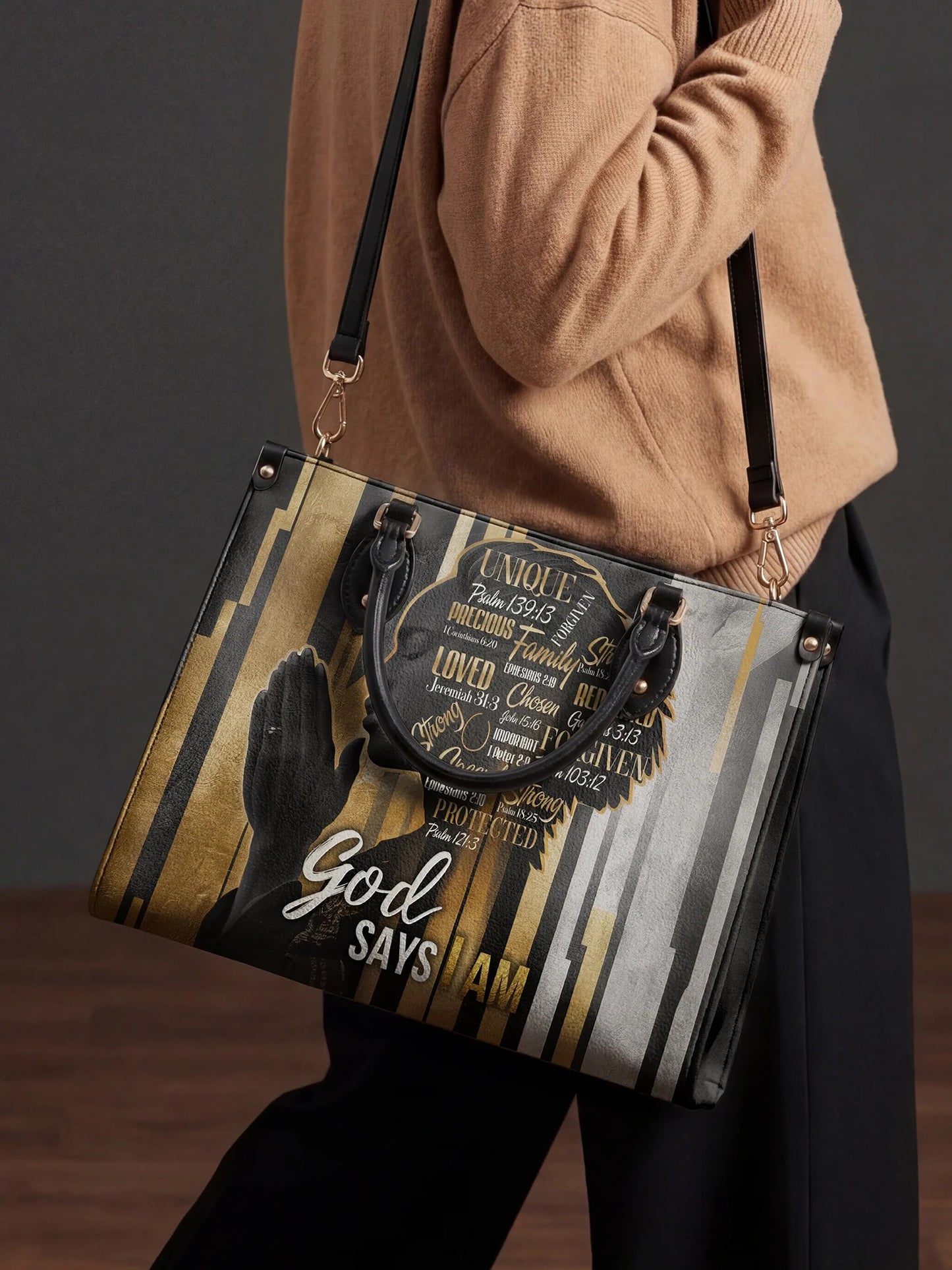 Afroyla "Amara" Leather Handbag