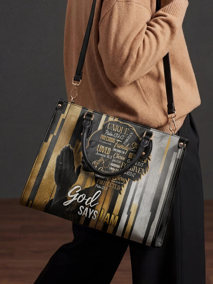 Afroyla "Amara" Leather Handbag