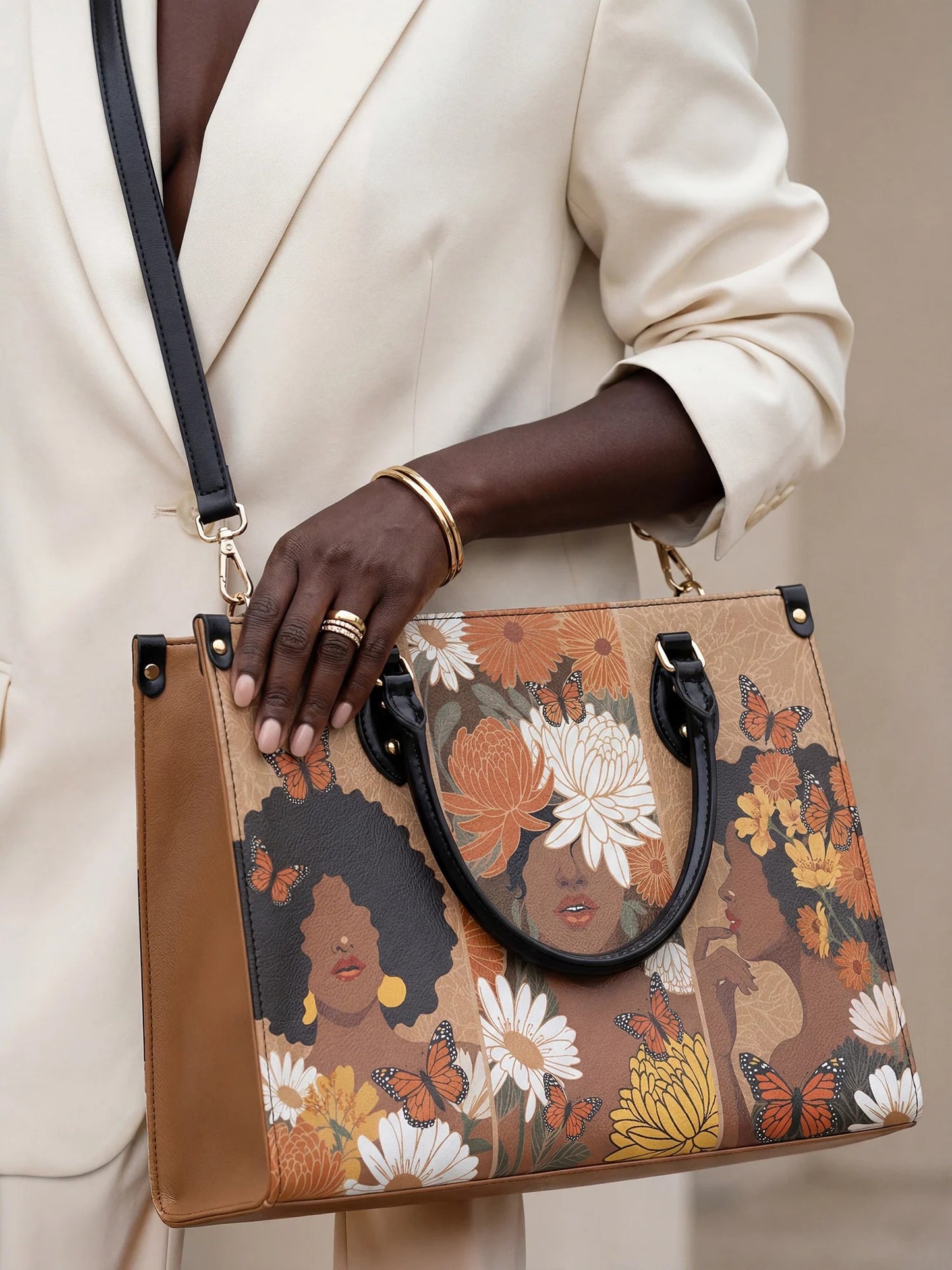 Afroyla "Ayira" Leather Handbag