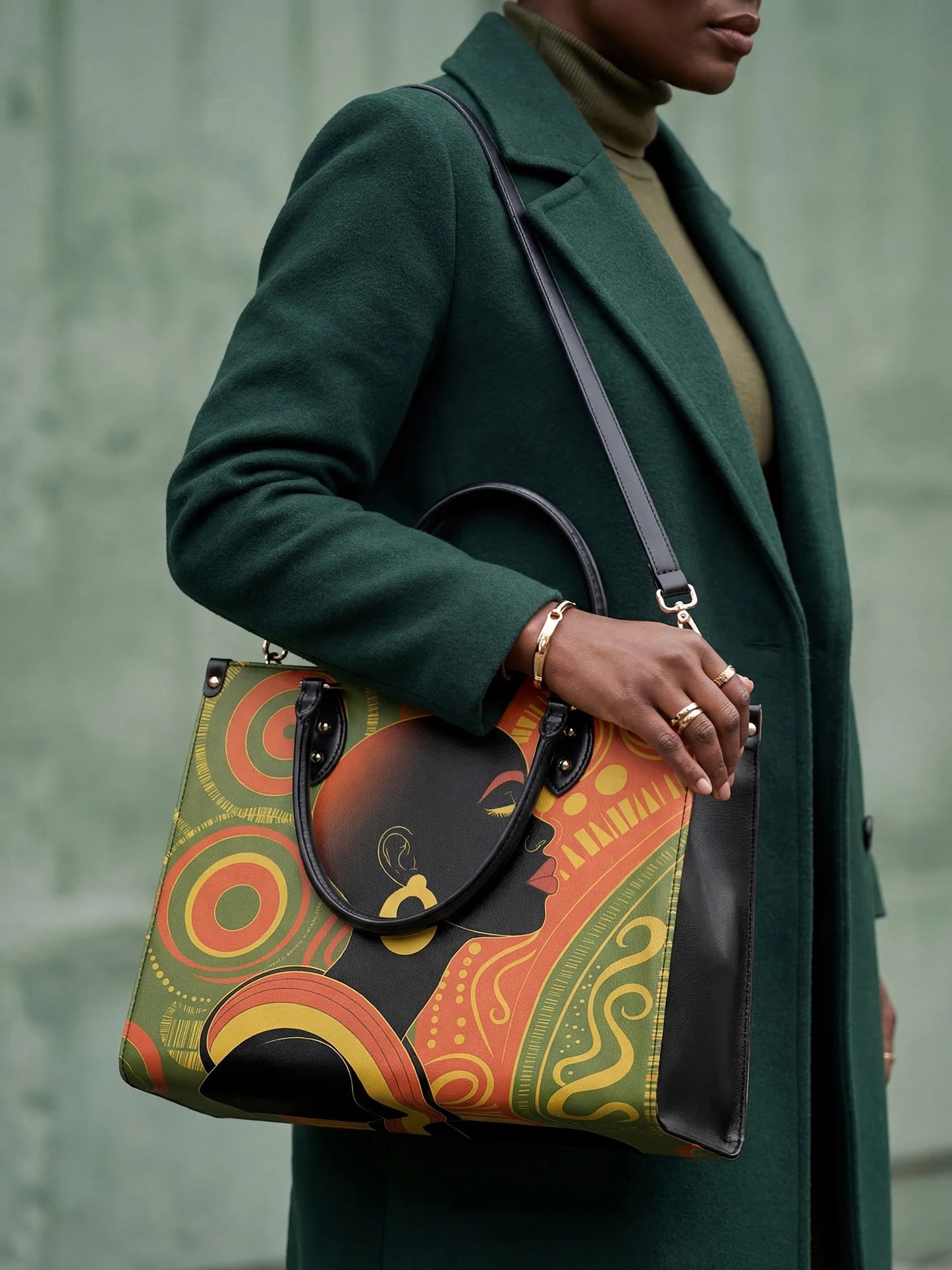 Afroyla "Baldisa" Leather Handbag