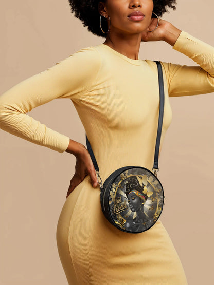 Afroyla "Barakaya" Circle Crossbody Bag