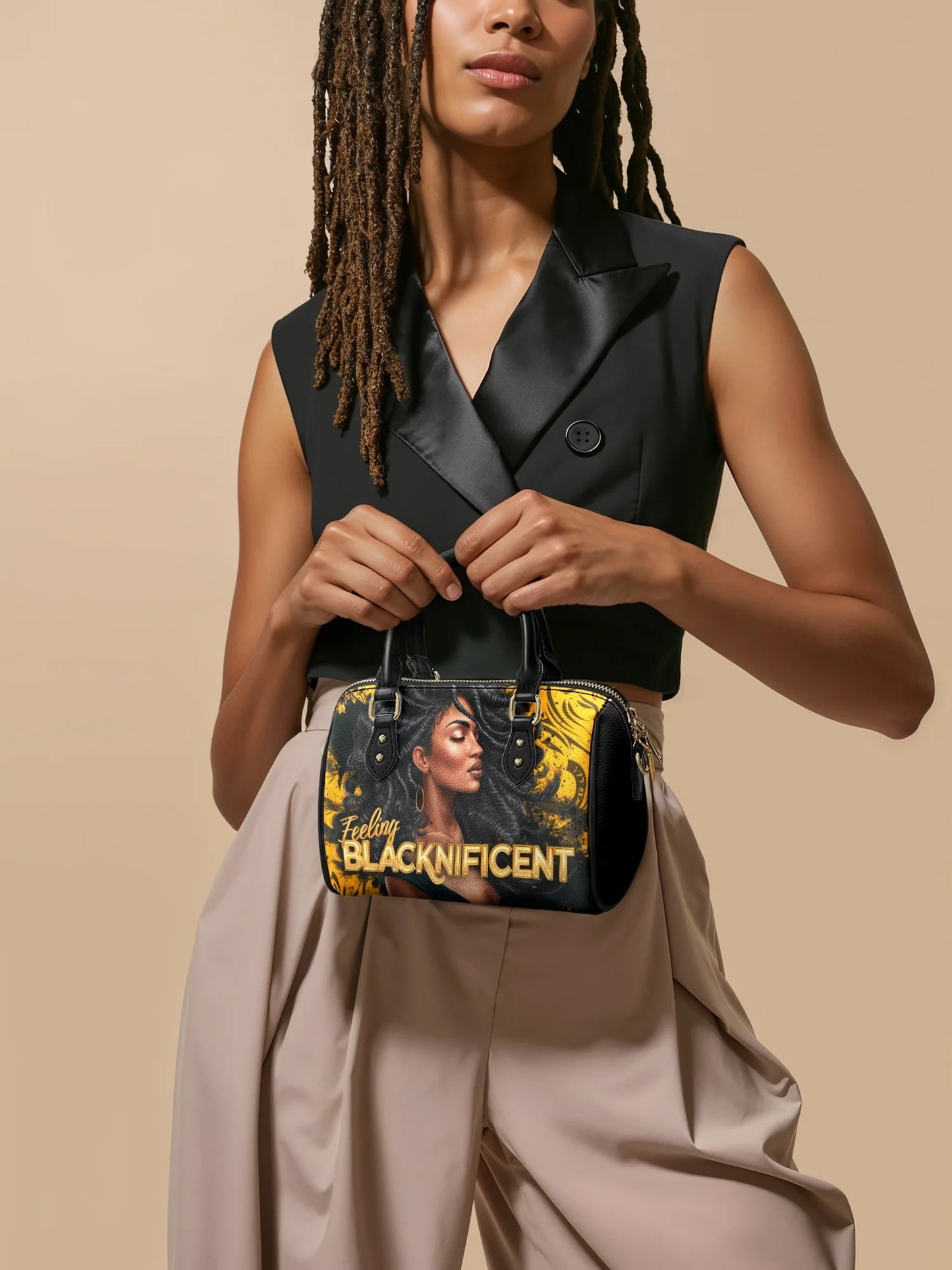 Afroyla "Blacknificent" Mini Satchel
