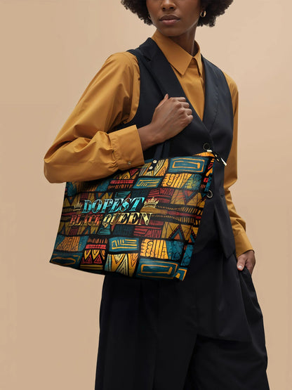 Afroyla "Dopeya" Leather Tote Bag
