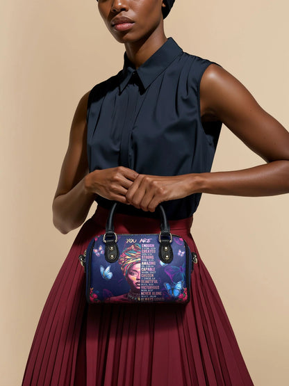 Afroyla "Imani" Blue Orchid Mini Satchel