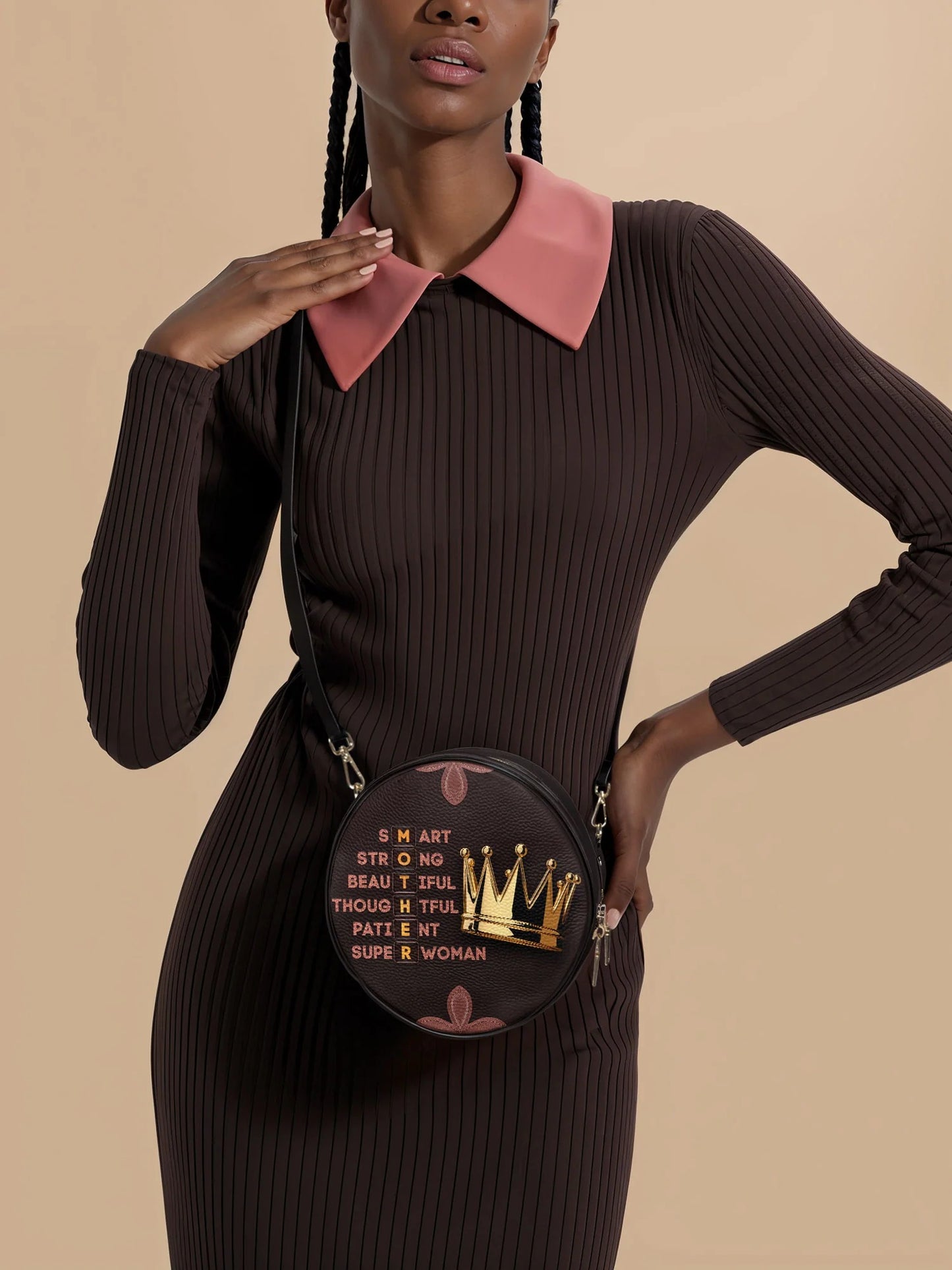 Afroyla "Imarimom" Circle Crossbody Bag