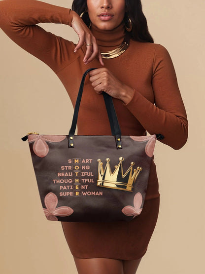 Afroyla "Imarimom" Leather Tote Bag