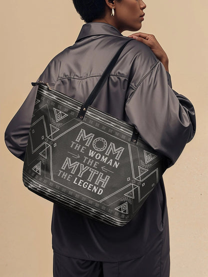 Afroyla "Mamalore" Leather Tote Bag