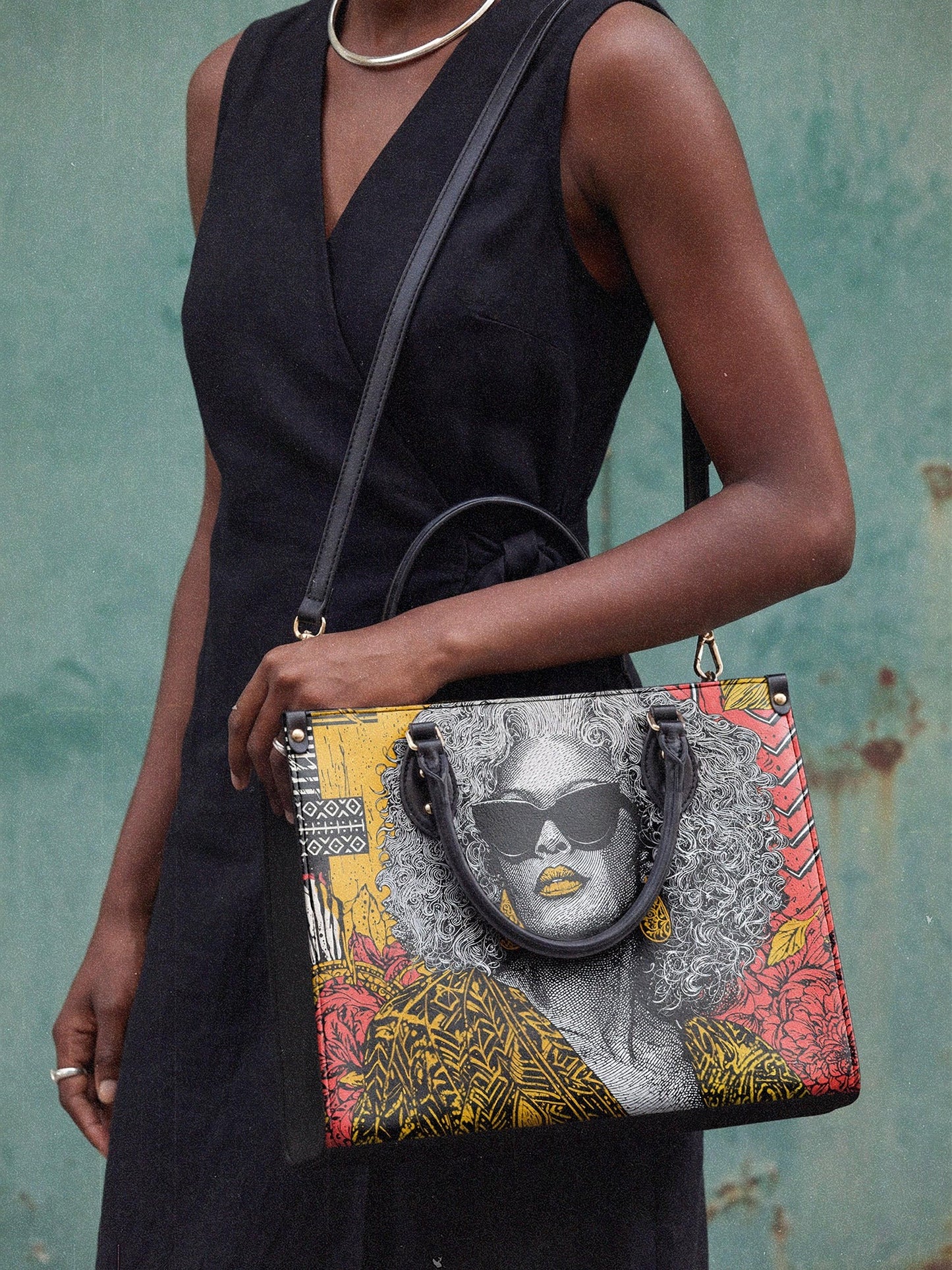 Afroyla "Nandeka" Leather Handbag