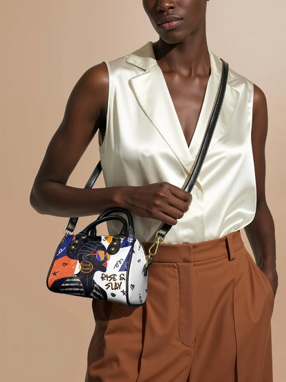 Afroyla "Sanaa" Salt Pop Mini Satchel