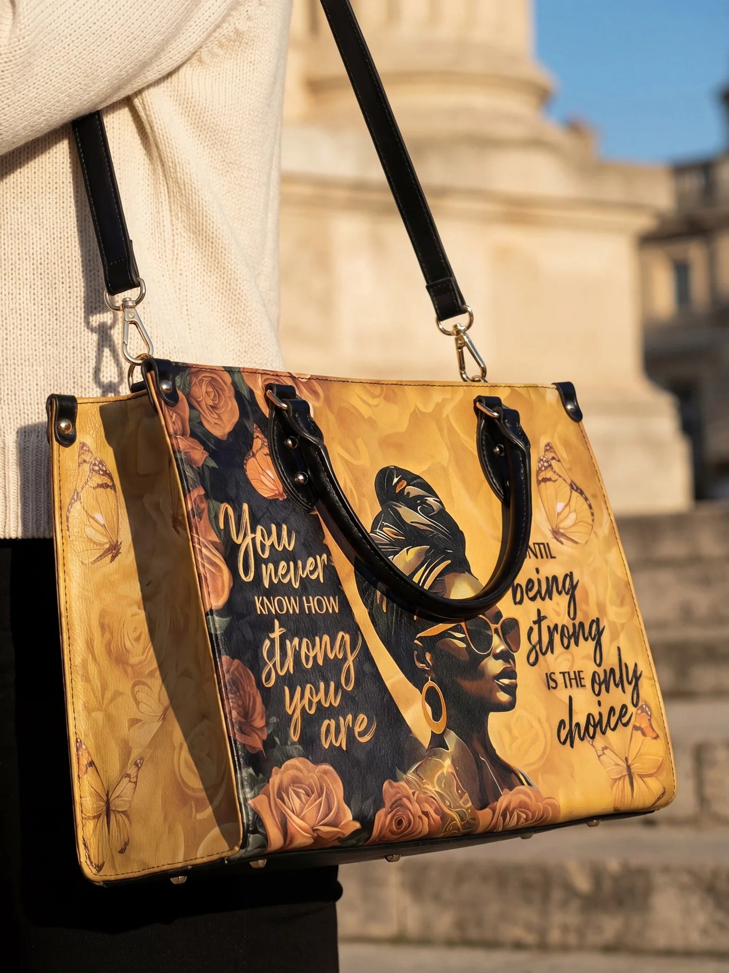 Afroyla "Siyanda" Leather Handbag