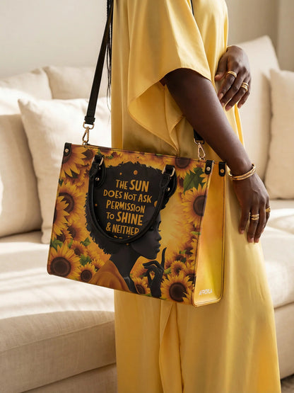 Afroyla "Sunaya" Leather Handbag
