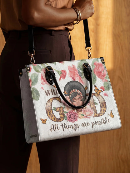 Afroyla "Zanira" Leather Handbag