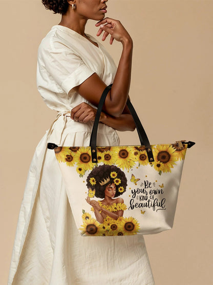 Afroyla "Zuriya" Leather Tote Bag
