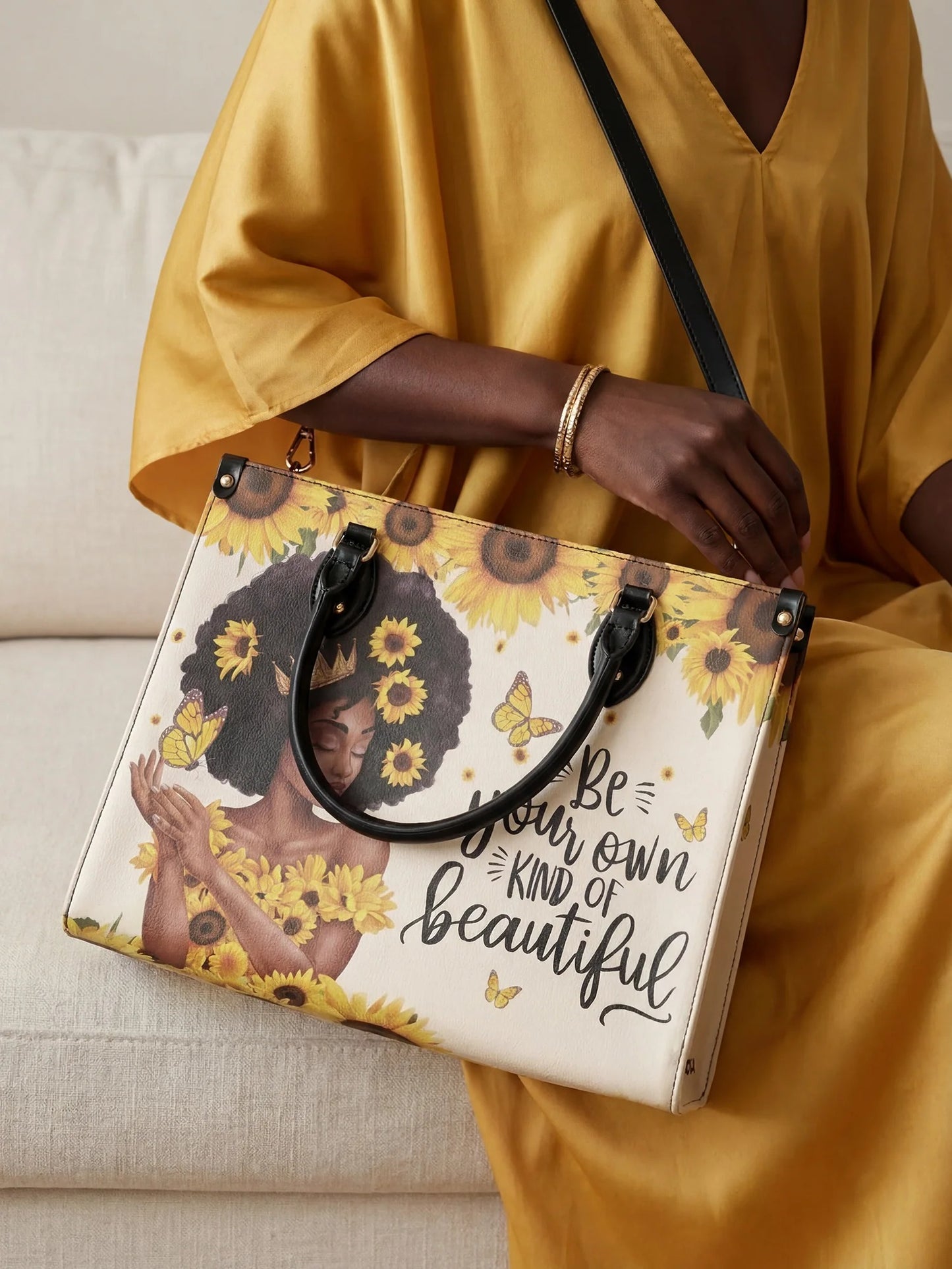 Afroyla "Zuriya" Leather Handbag
