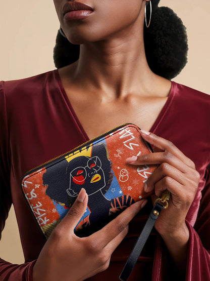 Afroyla "Aina" Frosted Cherry Wallet